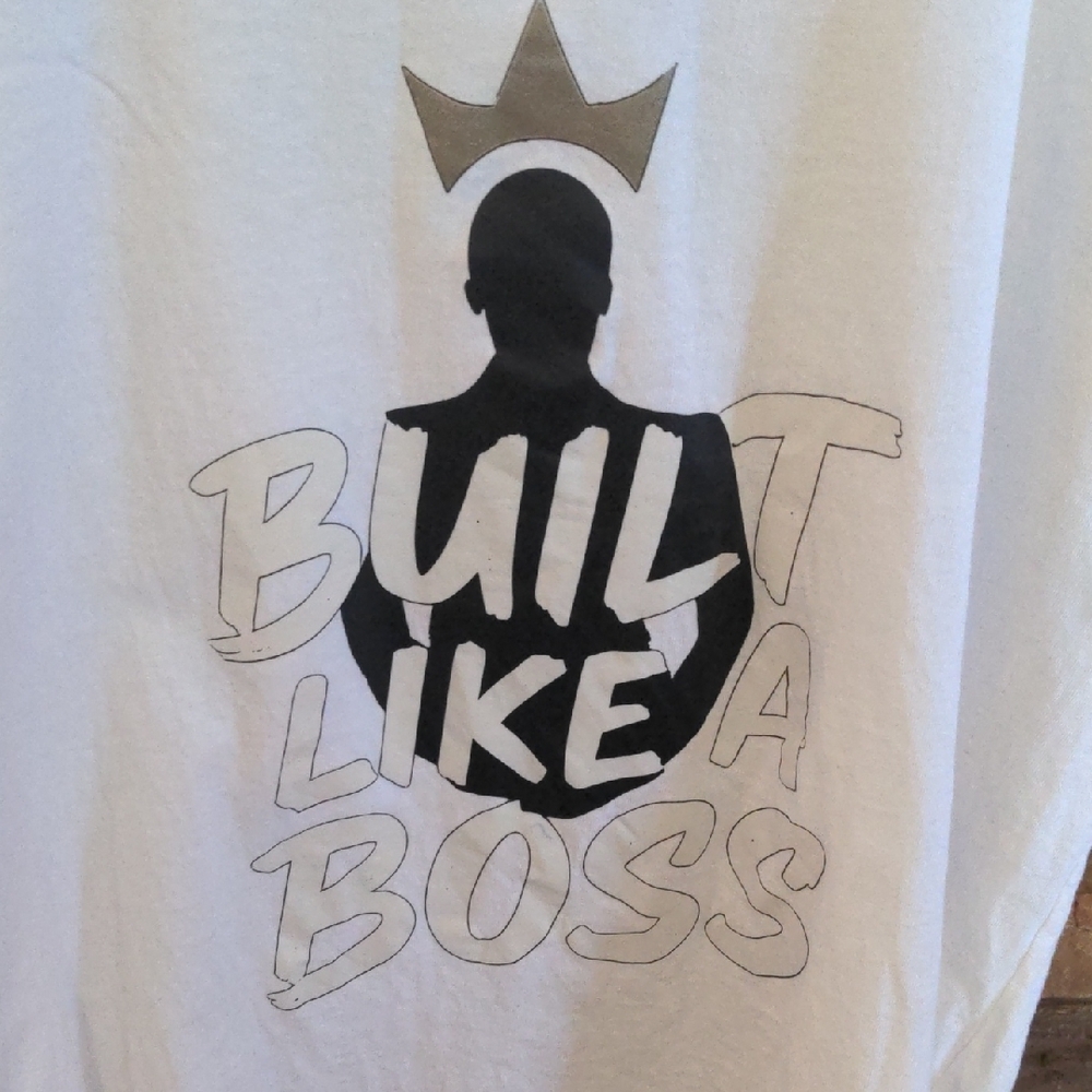 Built Like a Boss Graphic Tee - White